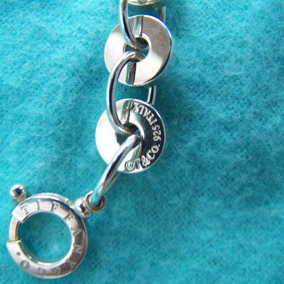 Tiffany & Co. Sterling Silver 1837® Circle Bracelet - Picture 2 of 7